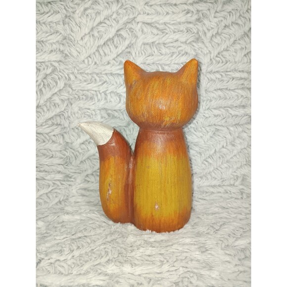Home decoration Wooden Fox - Picture 2 of 2